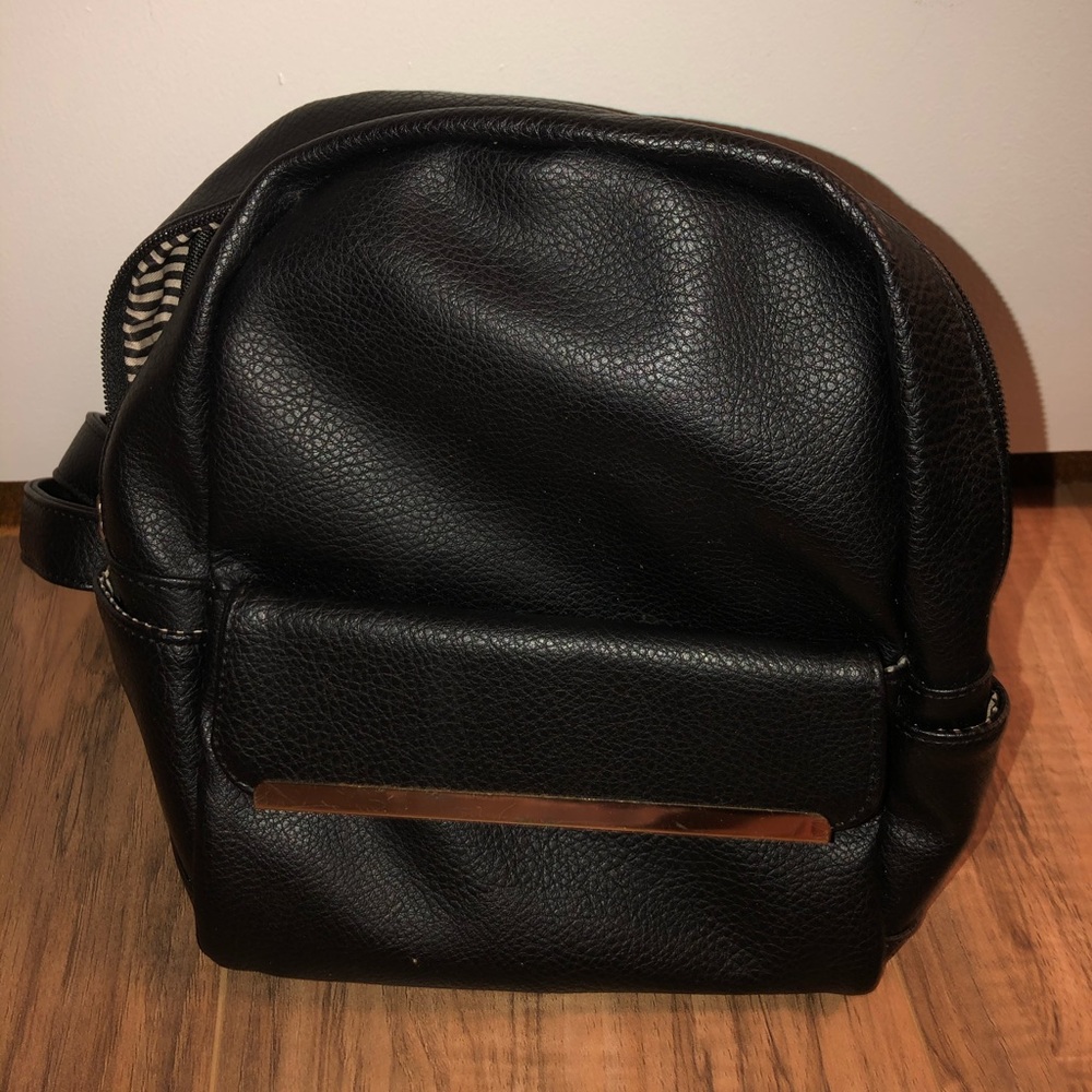 miniature leather backpack